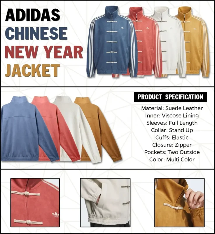 Chinese New Year Adidas Jacket infographic