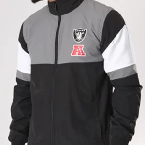 Clarissa Wintheiser Las Vegas Raiders Zip Track Jacket