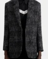 Claudia Winkleman The Traitors UK Black Tweed Blazer For Sale