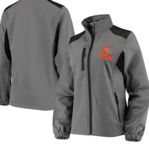 Cleveland Browns Zion Zip Grey Track Jacket