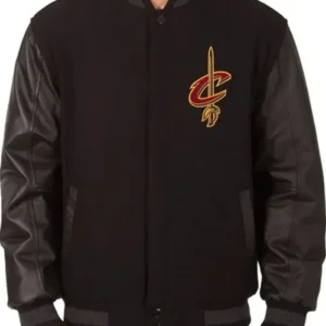 Cleveland Cavaliers Black Varsity Jacket