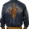 Cleveland Cavaliers Bomber Leather Jacket