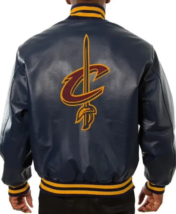 Cleveland Cavaliers Bomber Leather Jacket