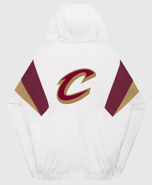 Cleveland Cavaliers Breakaway White Half Zip Jacket