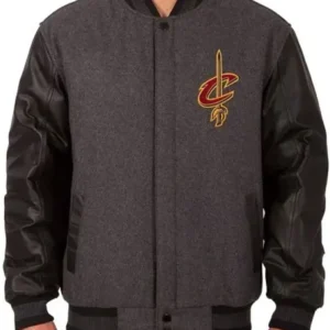 Cleveland Cavaliers Charcoal Varsity Jacket