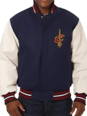Cleveland Cavaliers Domestic Navy Varsity Jacket