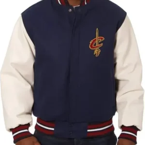 Cleveland Cavaliers Domestic Navy Varsity Jacket