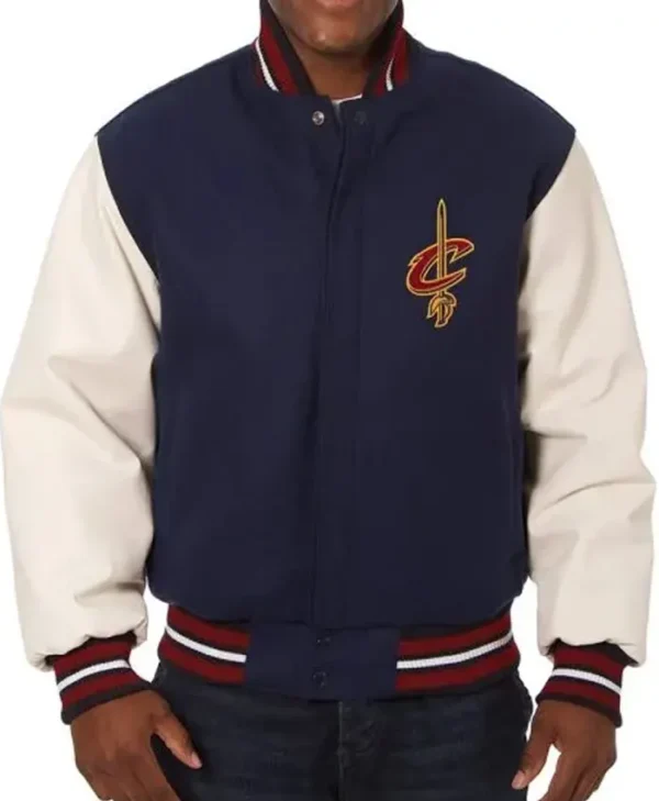 Cleveland Cavaliers Domestic Navy Varsity Jacket