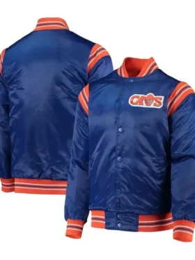 Cleveland Cavaliers Enforcer Blue Satin Jacket