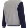 Cleveland Cavaliers Gray Blue Varsity Jacket