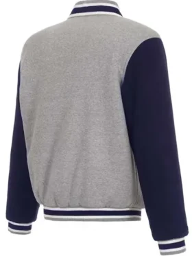 Cleveland Cavaliers Gray Blue Varsity Jacket