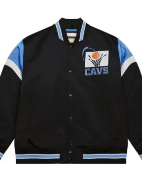 Cleveland Cavaliers Heavyweight Black Satin Jacket