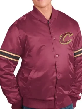 Cleveland Cavaliers Pick Roll Wine Jacket