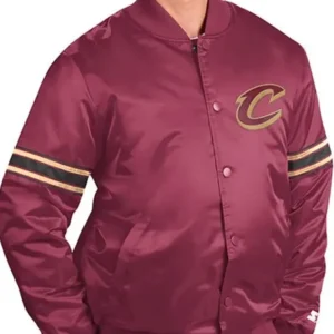 Cleveland Cavaliers Pick Roll Wine Jacket