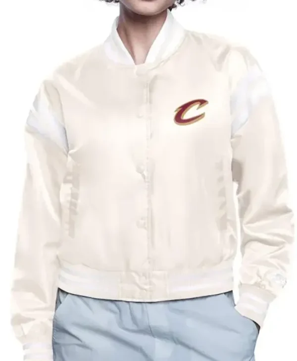 Cleveland Cavaliers Printed Logo Varsity Jacket