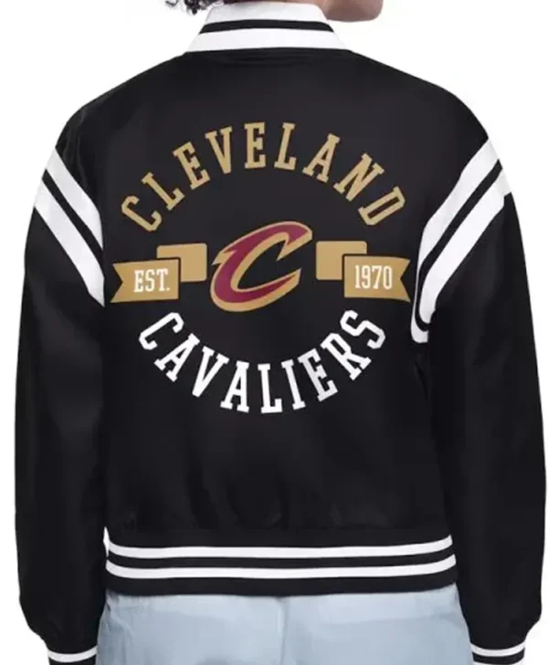 Cleveland Cavaliers Printed black Varsity Jacket