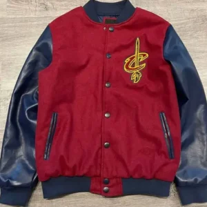 Cleveland Cavaliers Red and Navy Wool Jacket