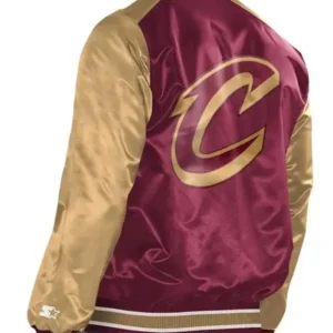 Cleveland Cavaliers Renegade Wine Varsity Jacket