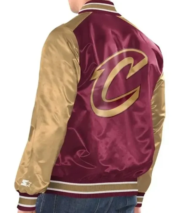 Cleveland Cavaliers Renegade Wine Varsity Jacket