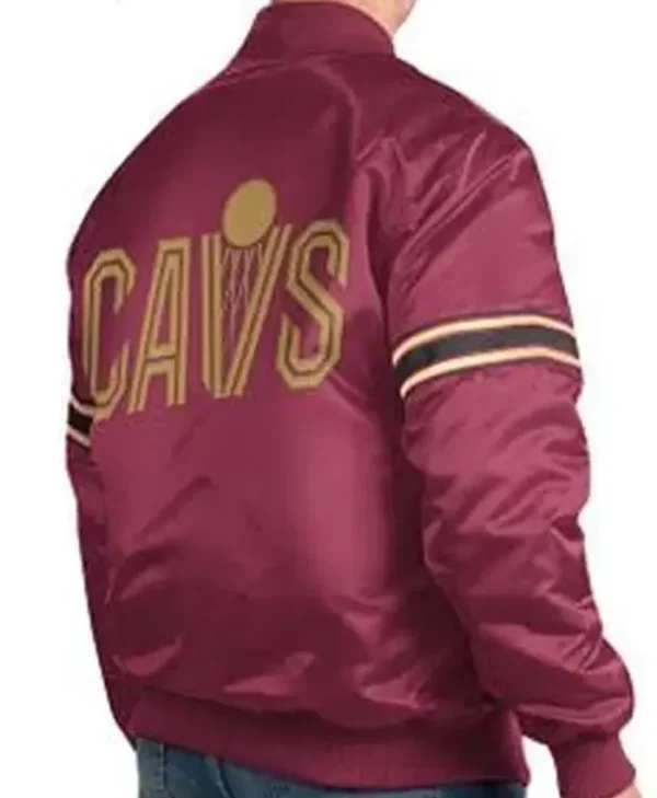 Cleveland Cavaliers Roll Wine Jacket