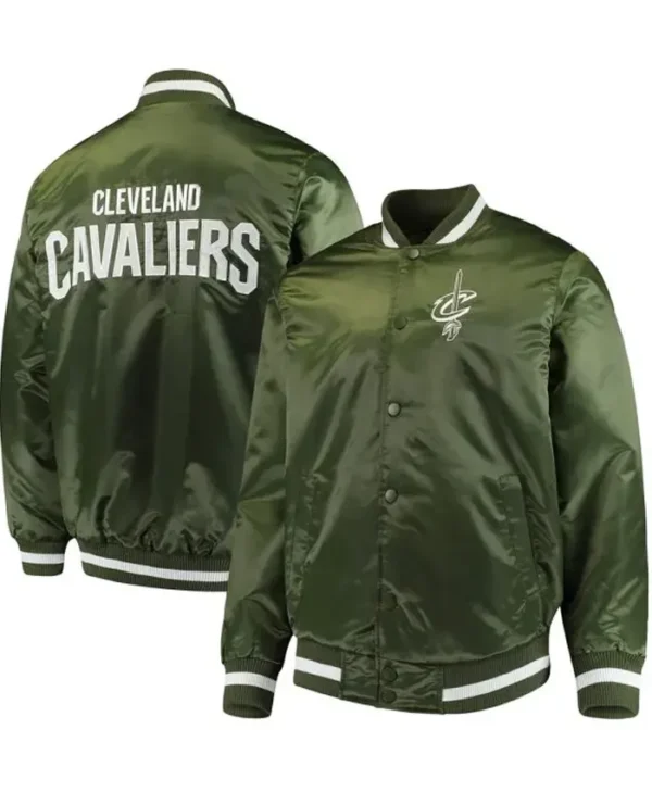 Cleveland Cavaliers Satin Green Jacket