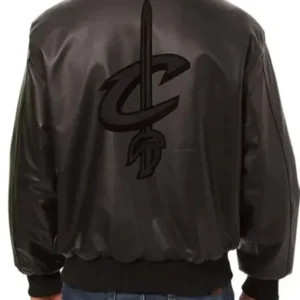 Cleveland Cavaliers Shirt Collar Leather Jacket
