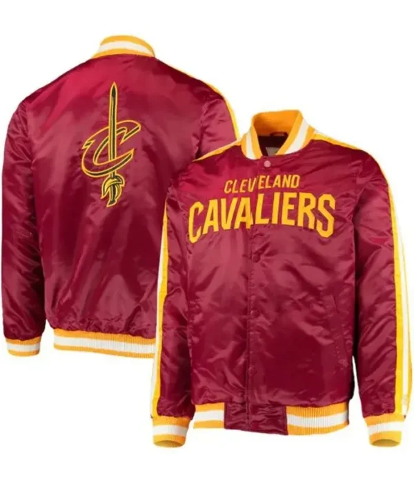 Cleveland Cavaliers Starter Maroon Satin Jacket