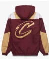 Cleveland Cavaliers Wine Pullover Jacket Sale