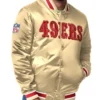 Colton San Francisco 49ers Gold Satin Jacket