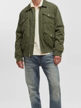 Danny Morgan General Hospital Multi Pocket Bomber Jacket For Sale