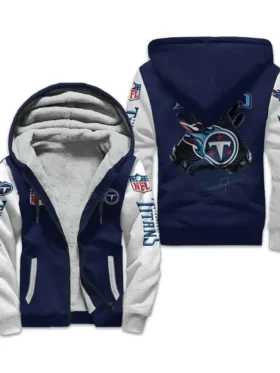 Dessie Tennessee Titans Fur Hooded Jacket