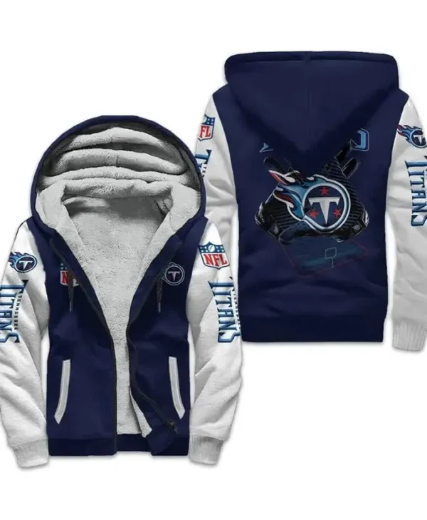 Dessie Tennessee Titans Fur Hooded Jacket