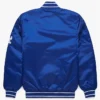 Donato LA Dodgers Satin Blue Varsity Jacket Back