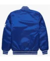 Donato LA Dodgers Satin Blue Varsity Jacket Back