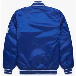 Donato LA Dodgers Satin Blue Varsity Jacket Back