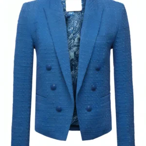 Donna Murphy Brilliant Minds Blue Blazer