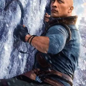 Dwayne Johnson Jumanji The Next Level Leather Vest Back