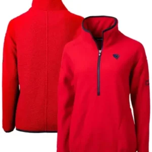 Ebert Jacksonville Jaguars Red Sherpa Pullover Jacket