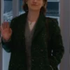 Elizabeth Asher Chicago Med S10 Green Speckled Coat