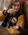 Ella Purnell Yellowjackets Wool Varsity Jacket