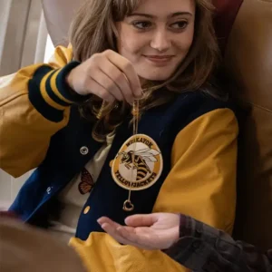 Ella Purnell Yellowjackets Wool Varsity Jacket