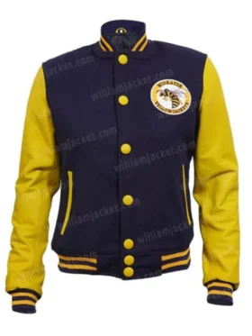 Ella Purnell Yellowjackets Wool Varsity Jacket front