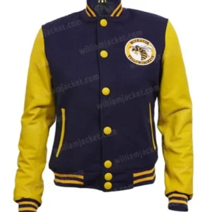 Ella Purnell Yellowjackets Wool Varsity Jacket front