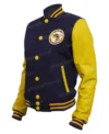 Ella Purnell Yellowjackets Wool Varsity Jacket left