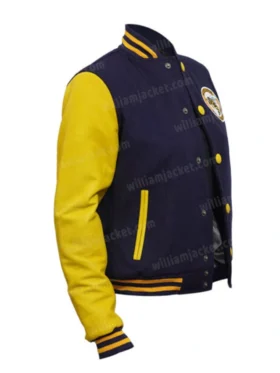 Ella Purnell Yellowjackets Wool Varsity Jacket right