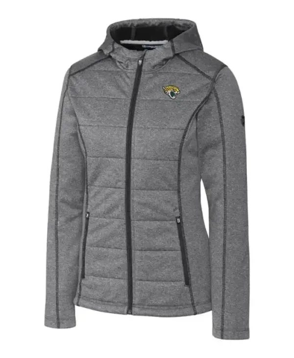Emmerich Jacksonville Jaguars Grey Hooded Jacket