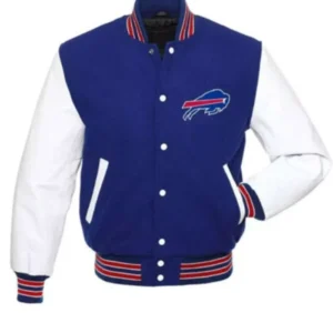 Eoghan Buffalo Bills Blue Wool Varsity Jacket