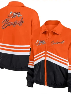 Erin Andrews Cincinnati Bengals Team Zip Jacket