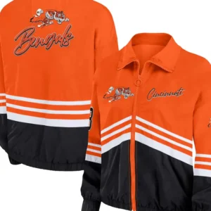 Erin Andrews Cincinnati Bengals Team Zip Jacket