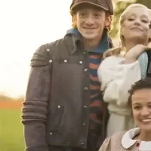 Ethan Slater Wicked Black Leather Jacket